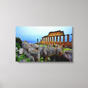Greek Temple Canvas Print