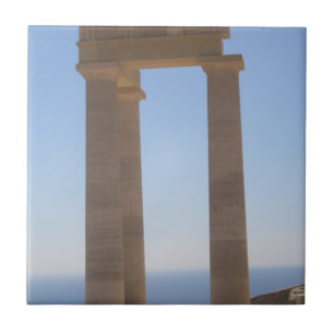Greek Temple Ceramic Tile