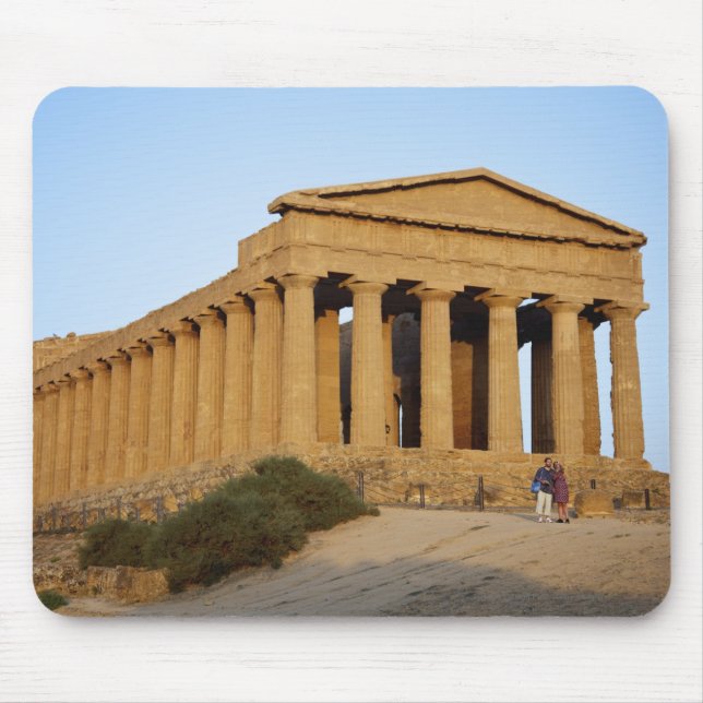 Greek Temple Mouse Mat (Front)