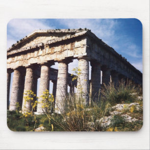 greek temple mousepad