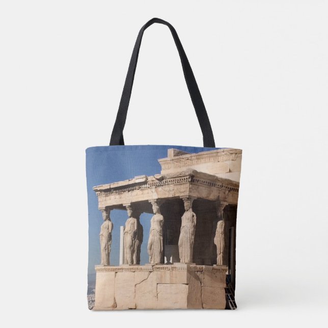 Greek Temple Tote Bag (Back)