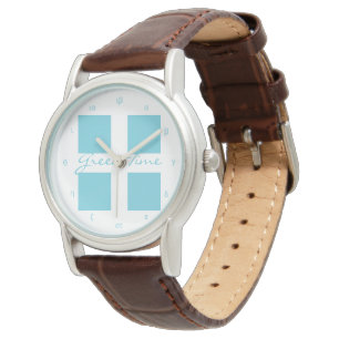 Greek Time - Watch with Greek Numerals