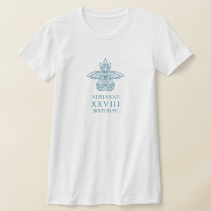 Greek toga birthday party with blue element T-Shirt