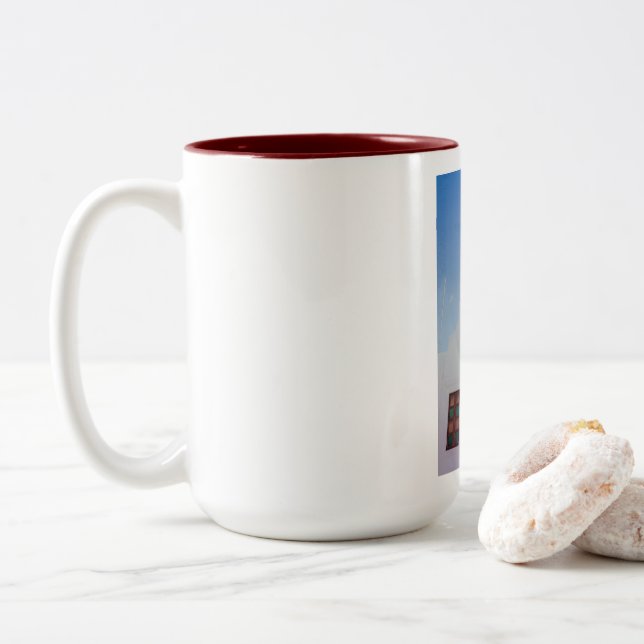 GREEK TRADITIONAL CHAPEL Mug (With Donut)