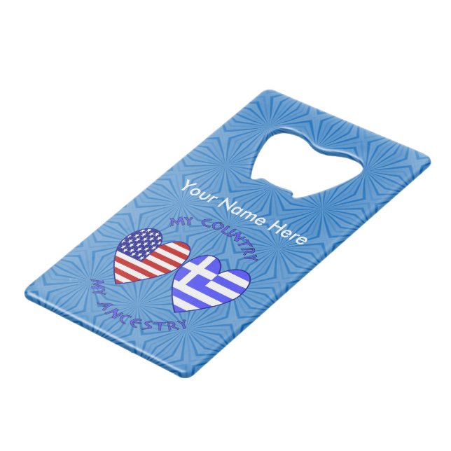 Greek USA Country Ancestry (Front Angled)