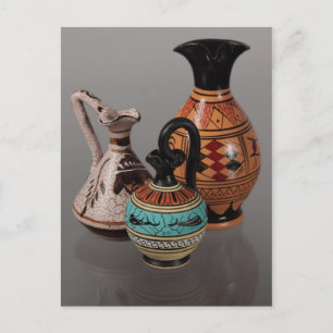 Greek Vases Postcard 3
