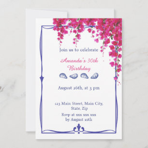 Greek Vibes Birthday Invitation
