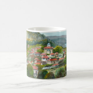 Greek village in Evrytania Coffee Mug