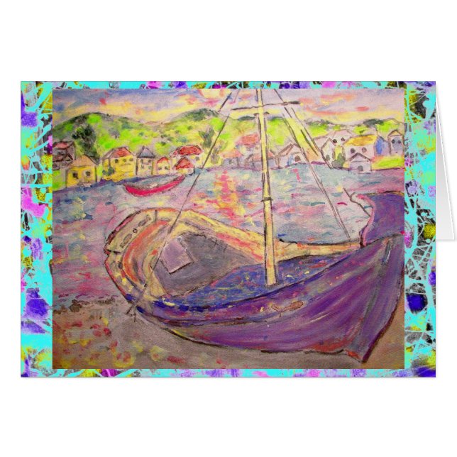 greek village sunset wish (Front Horizontal)