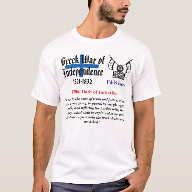 Greek War of Independence T-Shirt (Front)