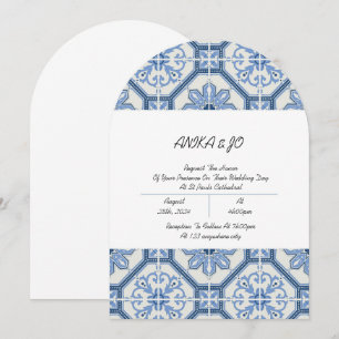 GREEK WEDDING INVITATION, WEDDING INVITATION