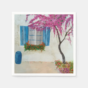 Greek window   napkin