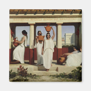 Greek Women at the Fountain, 1841 Magnet