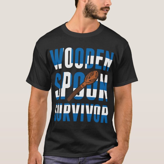 Greek Wooden Spoon Survivor Tshirt (Front)