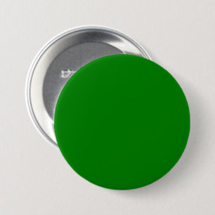 Green 008000 Colour - With the Option to Add a Nam 7.5 Cm Round Badge