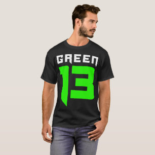 Green 13 Logo (Black) T-Shirt