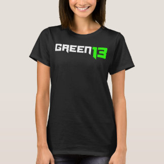 Green 13 Logo (Black) T-Shirt