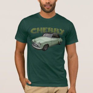 Green 1950 Chevrolet coupe tee shirt.