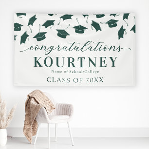 Green 2025 Graduation Banner