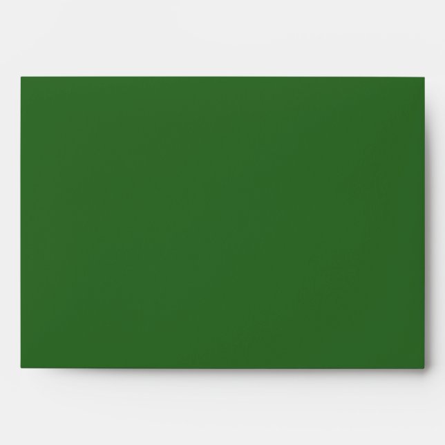 Green #306b29 Colour Envelopes for A7 5" x 7" Card (Front)