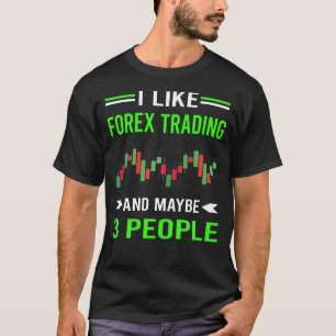 Green 3 People Forex Trading Trader T-Shirt
