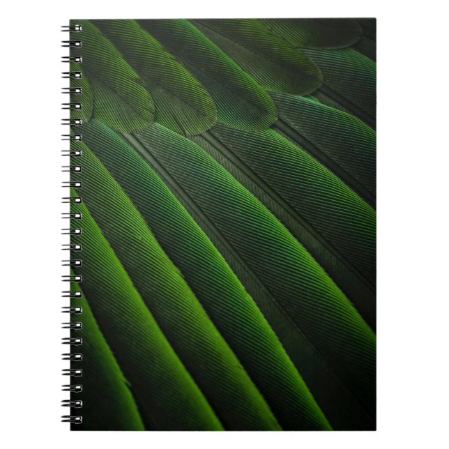 Green 3D wallpaper Notebook (Front)