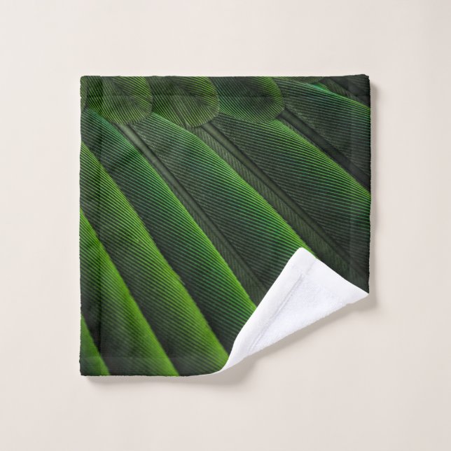 Green 3D wallpaper Wash Cloth (Wash Cloth)