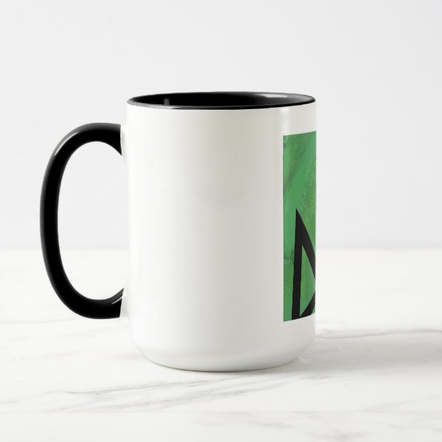 Green 40 Decade Birthday Mug (Left)