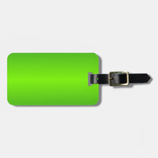 Green 4 - Lawn Green and Forest Green Gradient Luggage Tag