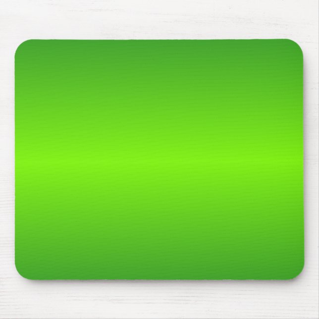 Green 4 - Lawn Green and Forest Green Gradient Mouse Mat (Front)