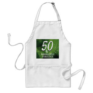 Green 50   Absolutely Fabulous Birthday Apron