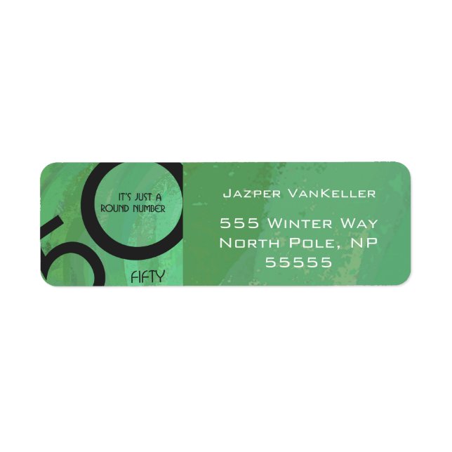 Green 50 Decade Birthday (Front)