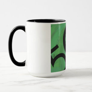 Green 50 Decade Birthday Mug
