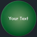Green 6" Custom Text Button Template<br><div class="desc">A  green omni effect on a pin back button with a text template for your personalisation.</div>