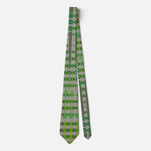 Green Abstract Art 1003 Tie