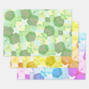 Green abstract art Magical wallpaper Wrapping Paper Sheet