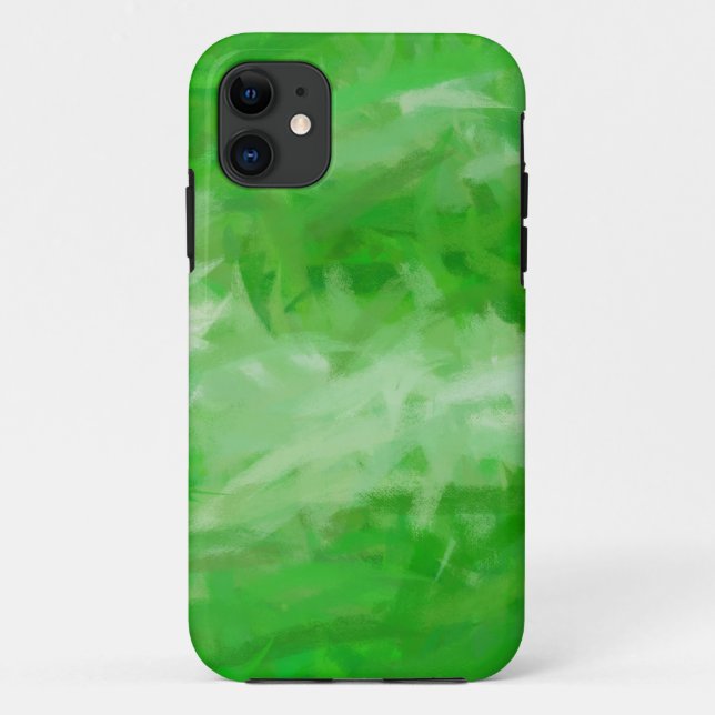 Green Abstract Art Painting 6 Case-Mate iPhone Case (Back)