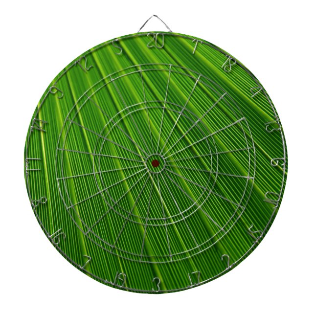 Green Abstract Background Dartboard (Front)