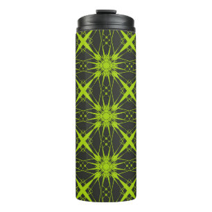 Green abstract background. Fashion graphics.abstra Thermal Tumbler