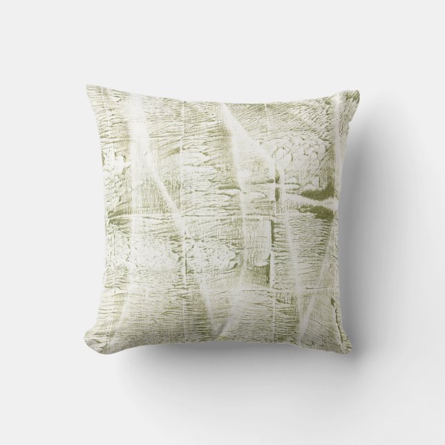 Green abstract cushion (Front)