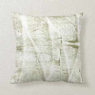 Green abstract cushion