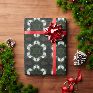 GREEN ABSTRACT DRAWING. SAMER BRASIL 1 WRAPPING PAPER