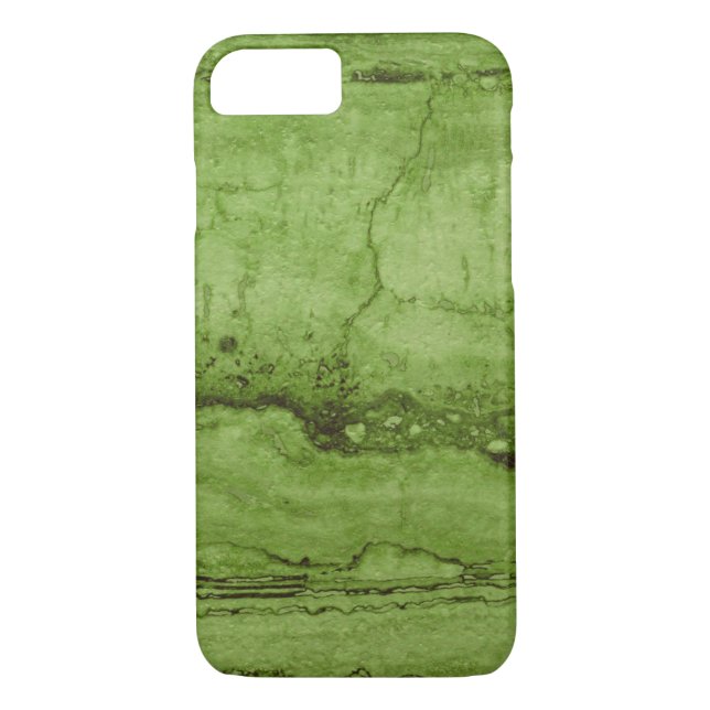 Green abstract Granite stone marble pattern Case-Mate iPhone Case (Back)