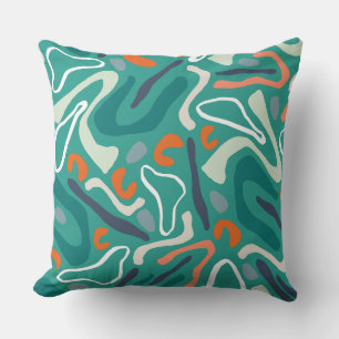 Green Abstract pattern Cushion