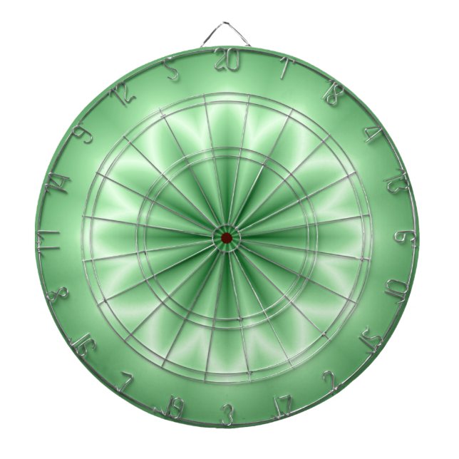 Green Abstract Star Dartboard (Front)