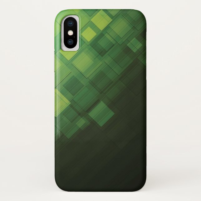 Green abstract technology design Case-Mate iPhone case (Back)