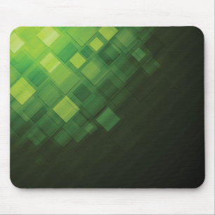 Green abstract technology design mouse mat