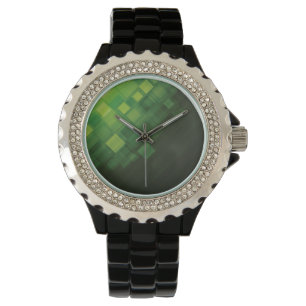 Green abstract technology design watch