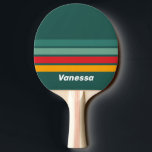Green Across Striping with Name Ping Pong Paddle<br><div class="desc">Green Across Striping with Name Ping Pong Paddle arrives with a fresh sweep of verdant tones that stretches confidently across its surface, evoking the lively energy of nature and the spirited rhythm of a match in motion. Its horizontal bands create a sense of flow that carries each rally forward, inviting...</div>