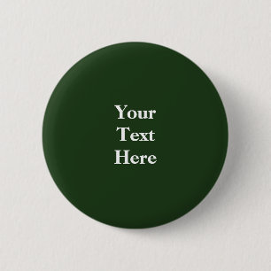 Green Add Your Text Blank Template 6 Cm Round Badge